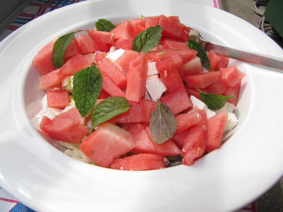 Salade de pastèque et feta